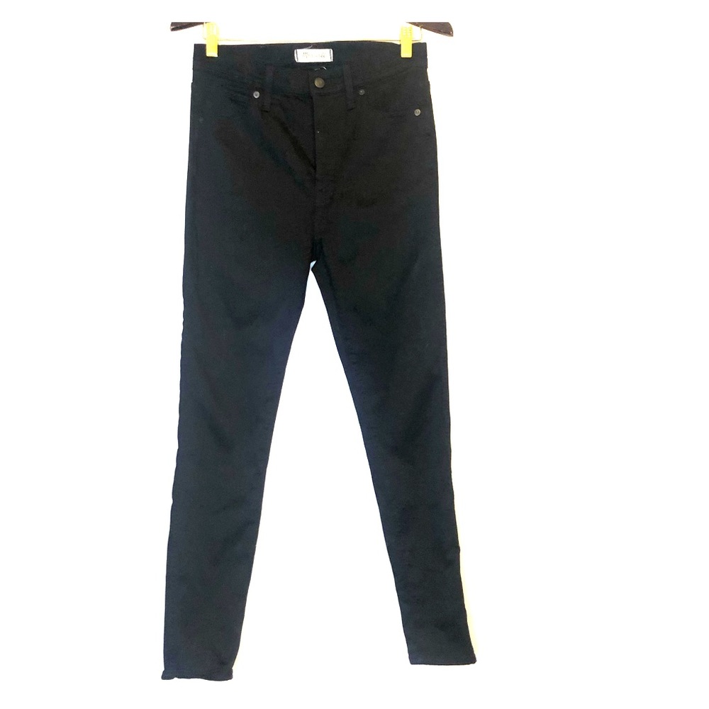 Madewell Black 10” high rise skinny LIKE NEW
